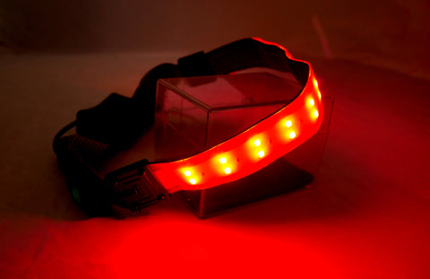 Red-Only LED Headlamps for Dark Adaptive Lighting